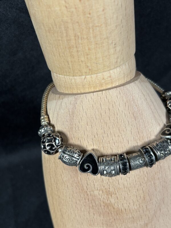 Item#7 (Sterling Plated Charm Bracelet) - Image 2