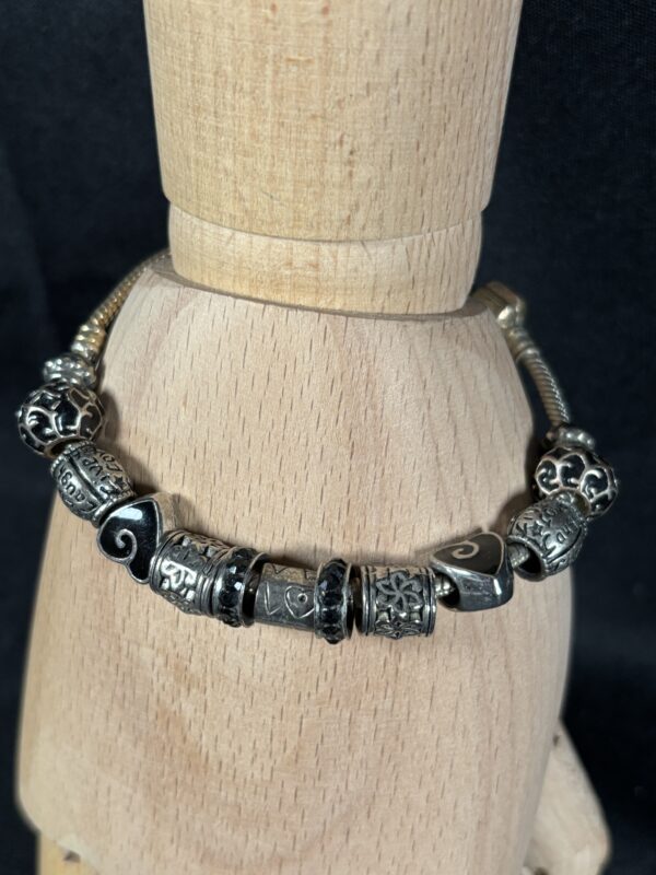 Item#7 (Sterling Plated Charm Bracelet) - Image 3