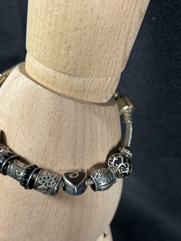 Item#7 (Sterling Plated Charm Bracelet) - Image 4