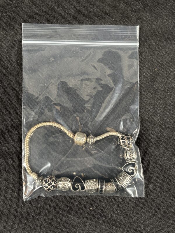 Item#7 (Sterling Plated Charm Bracelet) - Image 7