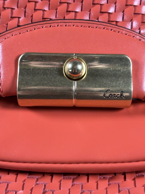 Item#8 (Coach Purse - Orange) - Image 5