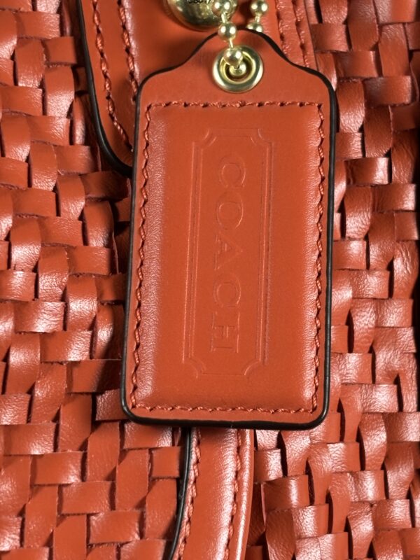 Item#8 (Coach Purse - Orange) - Image 6