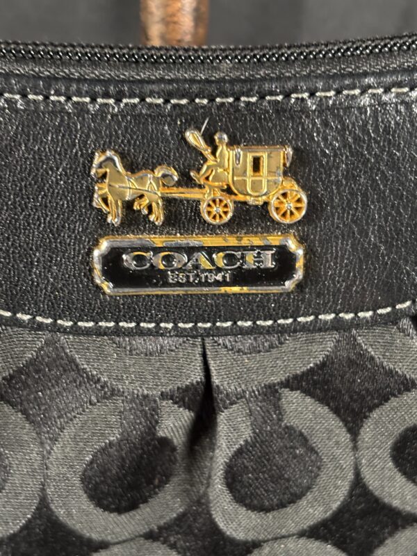 Item#9 (Coach Purse - Black) - Image 2