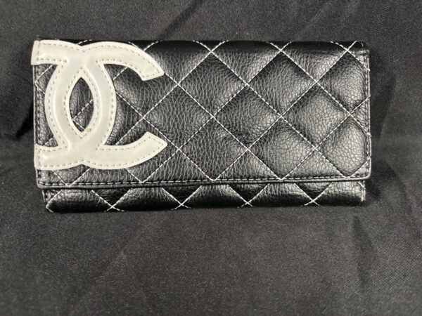 Item #18 (Chanel Paris Wallet - Black) - Image 4