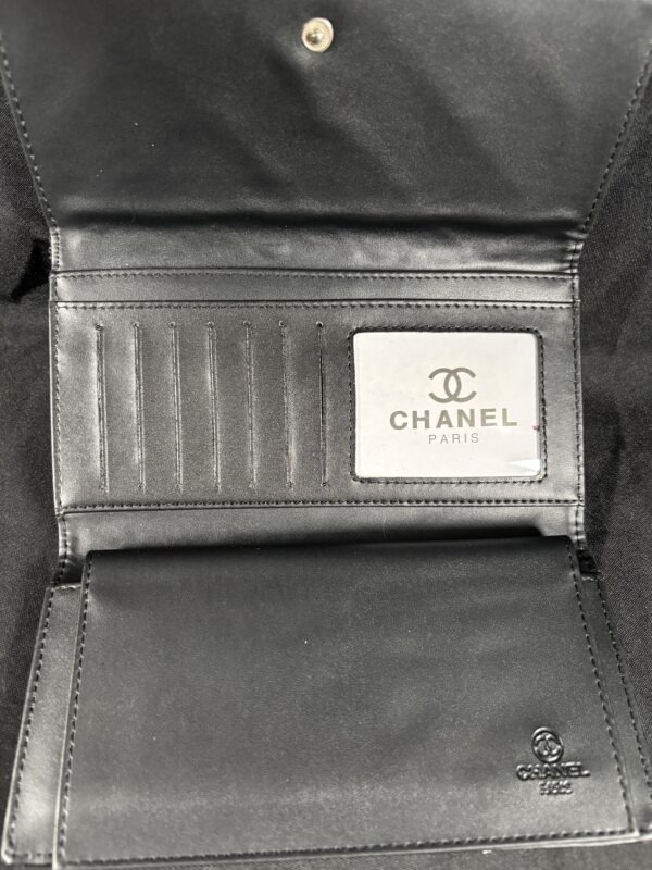 Item #18 (Chanel Paris Wallet - Black) - Image 5