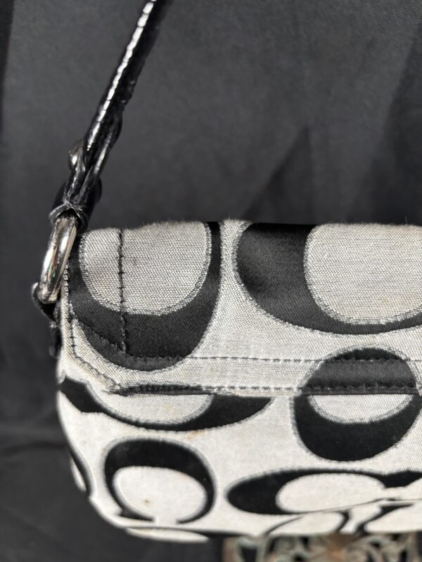 Item#8 (Coach Purse - Gray) - Image 5