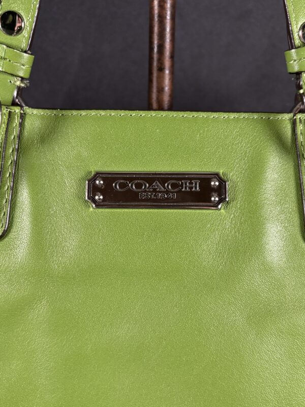Item#9 (Coach Purse - Green) - Image 2