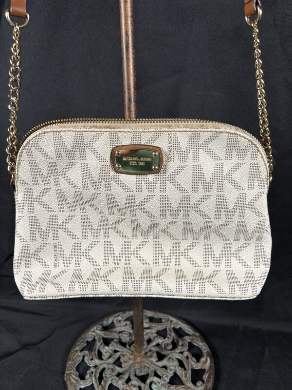 Item#12 (Michael Kors Purse - Cream) - Image 2