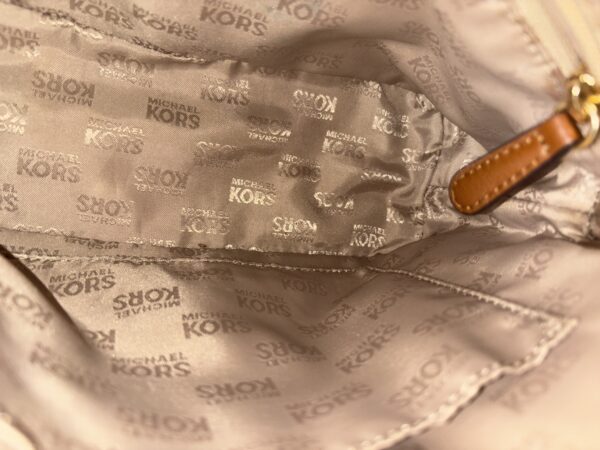 Item#12 (Michael Kors Purse - Cream) - Image 6