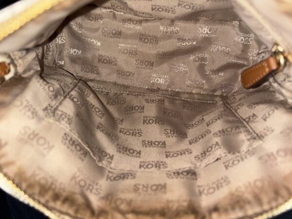 Item#12 (Michael Kors Purse - Cream) - Image 10