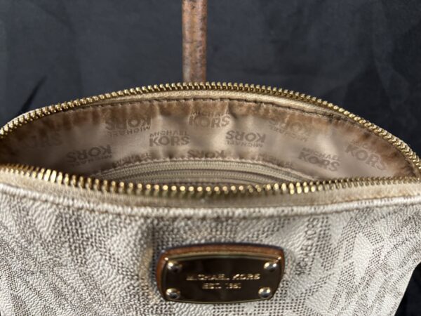 Item#12 (Michael Kors Purse - Cream) - Image 13