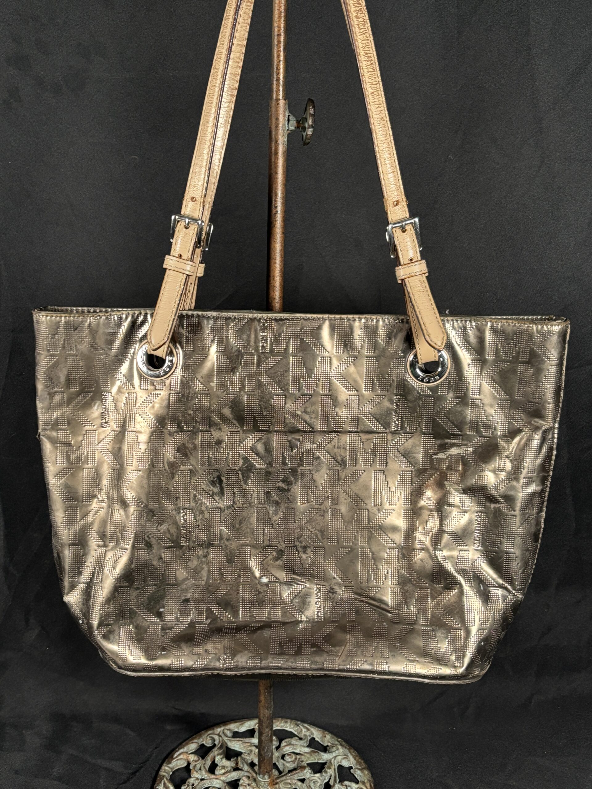 Re-auction (Michael Kors Purse - Gold) - Image 2