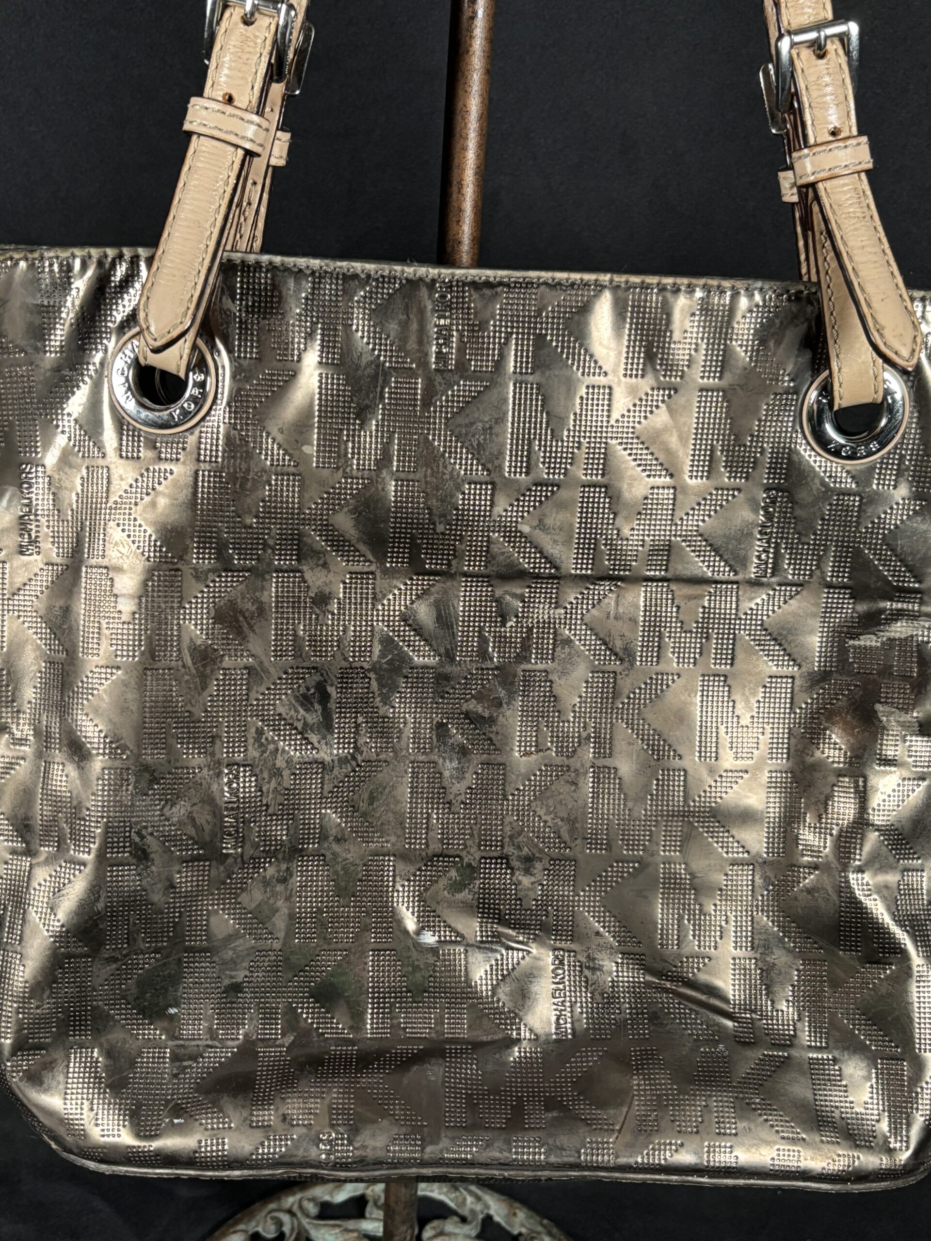 Re-auction (Michael Kors Purse - Gold) - Image 3