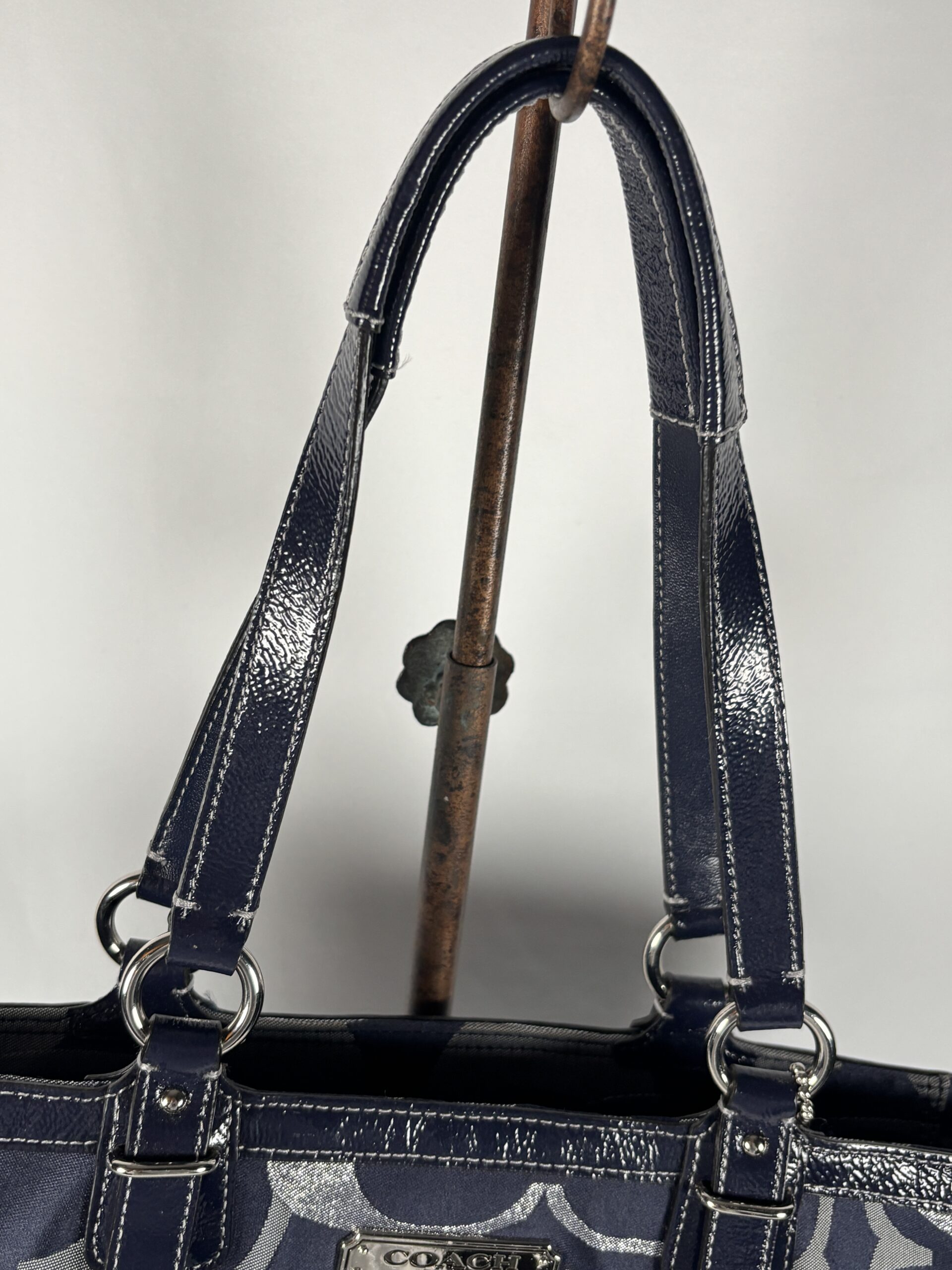 Coach Purse - Dark Blue (Item#9) - Image 6