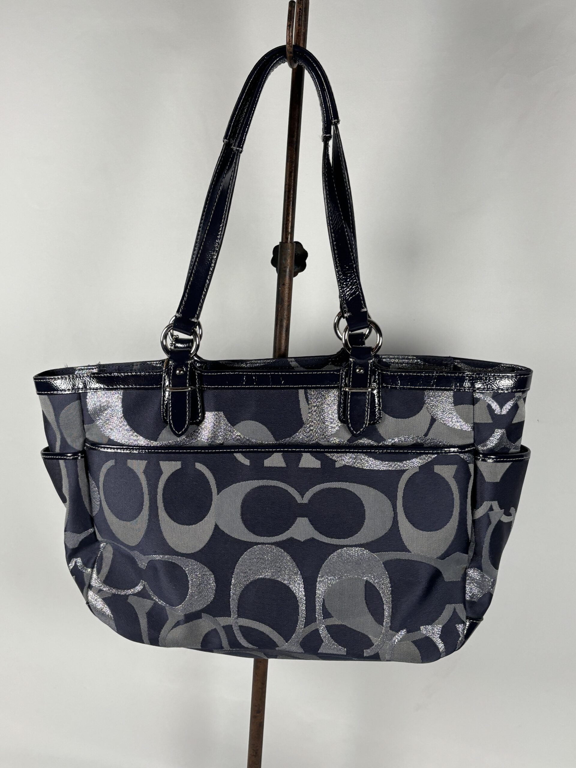 Coach Purse - Dark Blue (Item#9) - Image 7