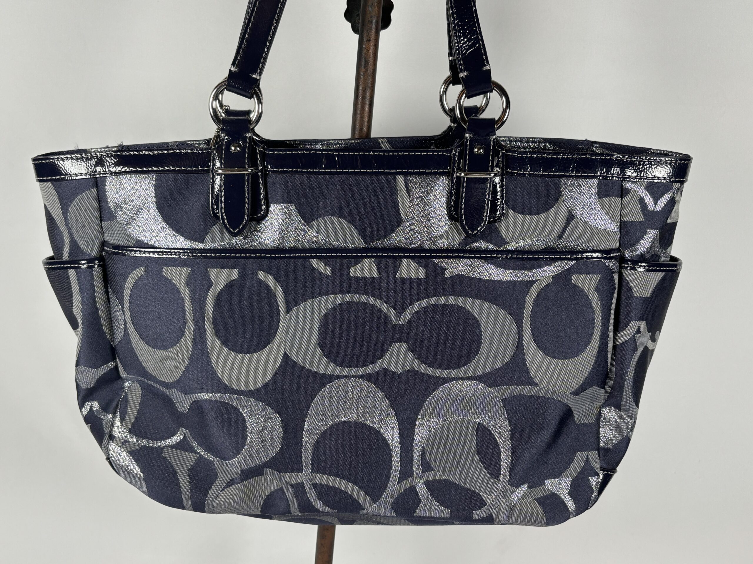 Coach Purse - Dark Blue (Item#9) - Image 8