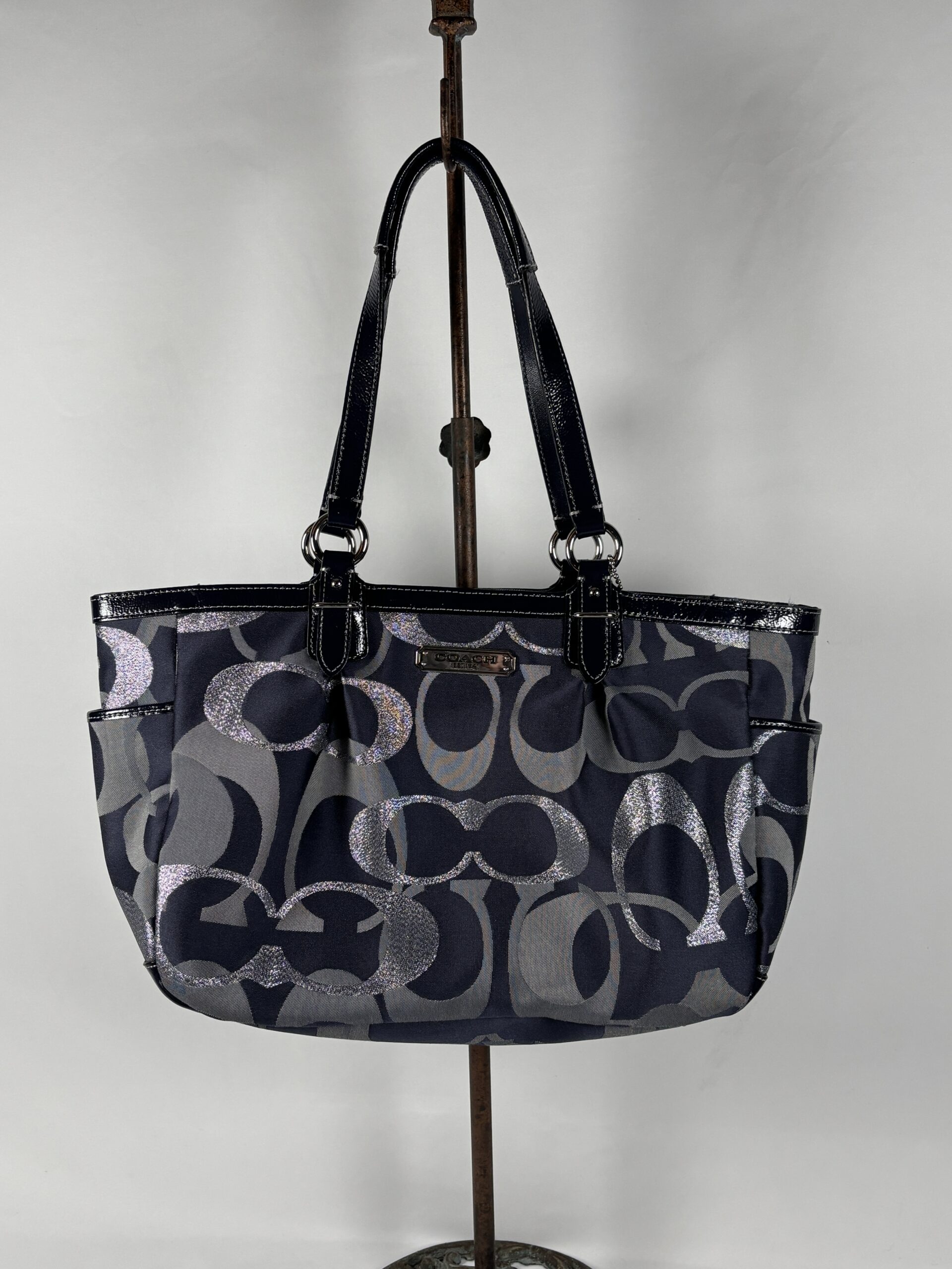 Coach Purse - Dark Blue (Item#9) - Image 9