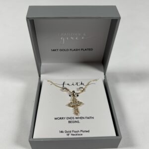 IMG_8107 2 Gold Plated Earrings & Necklace (Item#6)